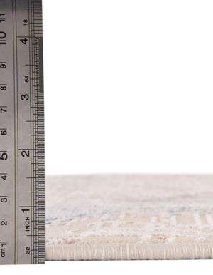 Unique Loom Deepa Rhombus Machine Made Geometric Rug Ivory and Gray, Blue/Gold/Purple/Beige 2' 6" x 12' 2"