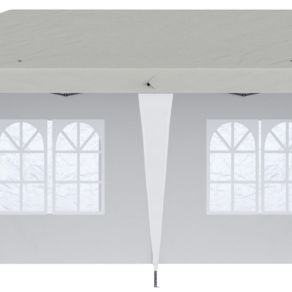 English Elm Outsunny 10' X 20' Heavy-Duty Pop Up Canopy Tent With Sidewalls - Perfect For Parties & Events! W2225P174250-GIGA