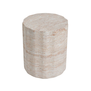 English Elm Christopher Knight Home® - Outdoor/Indoor Lightweight Concrete Side Table In Elegant Travertine Finish For Versatile Use N773P253790Z