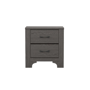 English Elm Wallace & Bay - Brown 2-Drawer Nightstand: Modern Farmhouse Charm With Versatile Storage For Every Bedroom Style B2709P212524-GIGA