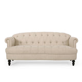 Christopher Knight Home® - Noble House - Chouteau Contemporary Deep Tufted Sofa with Nailhead Trim