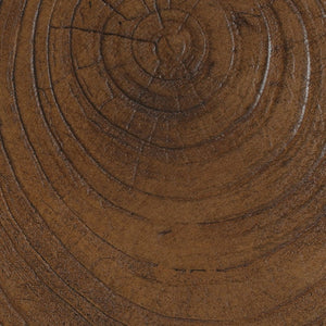 English Elm Patti Outdoor Mgo Side Table Sculptural Waterdrop Base with Wood Grain Texture N775P372422W