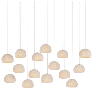 Virtu 15-Light Rectangular Multi-Drop Pendant