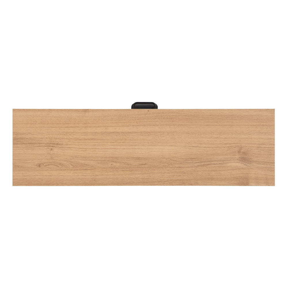English Elm 16 Pair Large Shoe Storage Cabinet with Tilt Drawers for 12 Pairs, Slim Entryway Organizer, MDF Finish, Modern Design Oak W295P296430