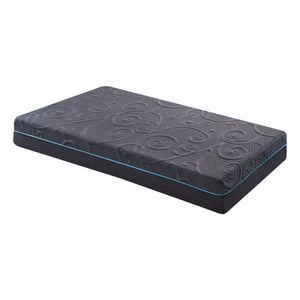 English Elm 8" Gel-Infused Memory Foam Hybrid Twin Mattress - 4-Layer Ventilated Foam & Pocket Coils, Firm Comfort B011P213342