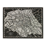 City Map of Paris Circa 1790 Wall Art