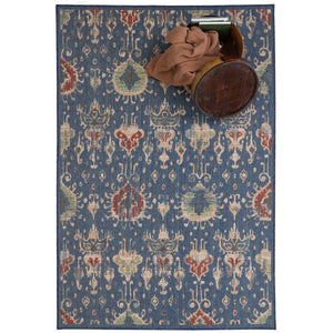 Capel Rugs Captiva-ikat Indoor/Outdoor Area Rug – Vibrant Colors & Durable Design For Modern Spaces Navy, Red 100% Olefin 5100rs07101010450