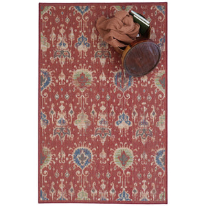 Capel Rugs Captiva-ikat Indoor/Outdoor Area Rug – Vibrant Colors & Durable Design For Modern Spaces Red, Blue 100% Olefin 5100rs07101010550