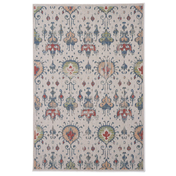 Capel Rugs Captiva-ikat Indoor/Outdoor Area Rug – Vibrant Colors & Durable Design For Modern Spaces Ivory, Tan 100% Olefin 5100rs05030706650