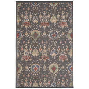 Capel Rugs Captiva-ikat Indoor/Outdoor Area Rug – Vibrant Colors & Durable Design For Modern Spaces Brown, Green 100% Olefin 5100rs07101010750