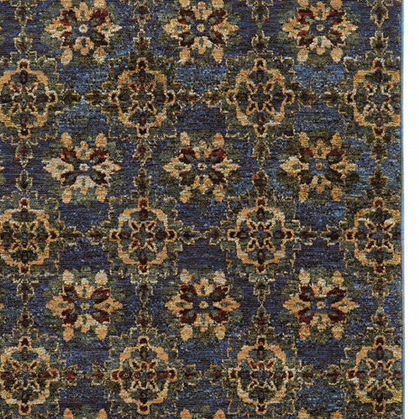 HomeRoots 10' Elegant Red and Gold Oriental Area Rug - Timeless Design, Durable, Stain Resistant for Homes 10' X 13' 510030
