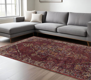 HomeRoots 10' Timeless Elegance Power Loom Oriental Area Rug for Luxurious Living Spaces and Durability 8' X 11' 510046