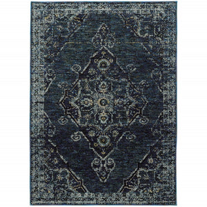 HomeRoots 10' Timeless Elegance Power Loom Oriental Area Rug for Luxurious Living Spaces and Durability 9' X 12' Rectangle 510057