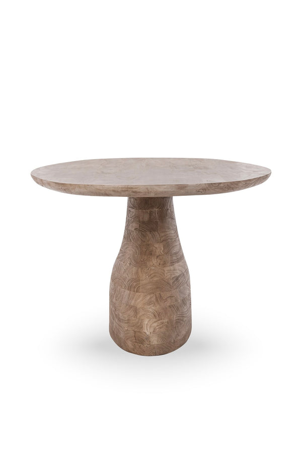 Classic Home Amra 94" Oval Dining Table in Sandstone Greige – Stylish Acacia Wood Centerpiece for Entertaining 51005976