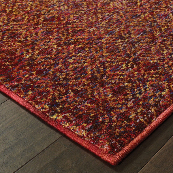 HomeRoots 10' Modern Geometric Distressed Area Rug for Elegant Living Spaces - Soft, Durable, Easy-Care Design 9' X 12' 510224