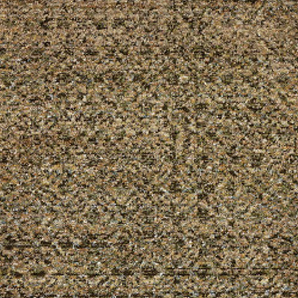 Homeroots 12' Runner Brown Geometric Power Loom Runner Rug Green,Gold Other Material 510228