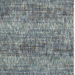 Homeroots 8' Runner Blue And Gray Power Loom Runner Rug Blue,Grey Other Material 510254