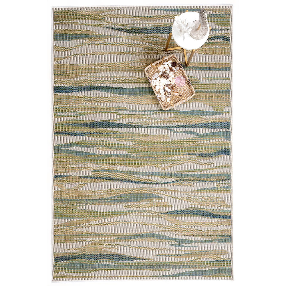 Capel Rugs Captiva-zuo Indoor/Outdoor Collection: Stunning Colors And Durable Design For Any Space Ocean, Blue 100% Olefin 5103rs05030706440