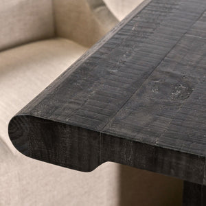 Classic Home Larson 96" Dining Table in Carbon Black - Rustic Reclaimed Pine, Modern Design for Stylish Spaces 51031246
