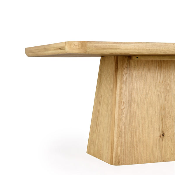 Classic Home Orlando 95" Dining Table Premium Solid Oak Wood Craftsmanship for Timeless Experiences 51031417
