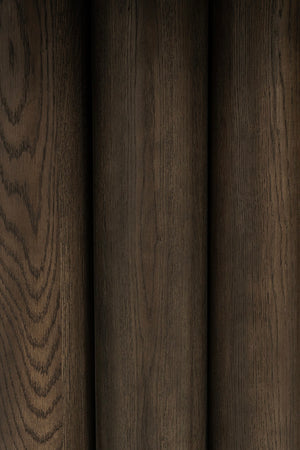 Classic Home Tiber 70" Round Dining Table - Toasted Brown Oak Veneer, Stylish Design for Modern and Classic Spaces 51031735