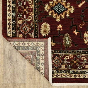 HomeRoots 2' Elegant Oriental Power Loom Runner Rug - Stain Resistant, Soft Pile, Perfect for Hallways & Entryways 2'6" x 12' 510598