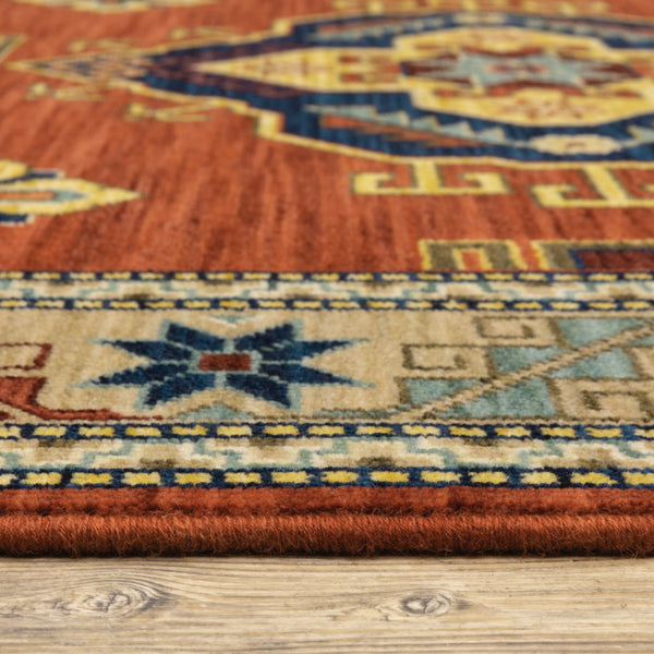 HomeRoots 2' Elegant Oriental Runner Rug with Fringe - Stain Resistant, Durable, and Colorfast for Busy Homes 2'6" x 12' 510609