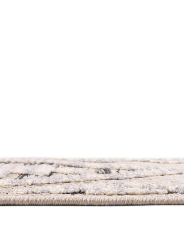 Unique Loom Arlo Kai Machine Made Tribal Rug Sandy Beige, Gray/Beige 7' 1" x 7' 1"