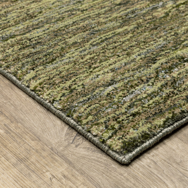 Homeroots 9' X 12' Blue And Beige Geometric Power Loom Area Rug Gold,Green Other Material 510823