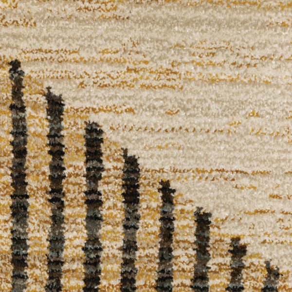 HomeRoots 10' Stylish Blue and Beige Geometric Area Rug – Durable, Stain-Resistant Design for Modern Spaces 10' X 13' 510852