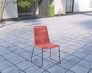 Homeroots Five Piece Brown And Black Solid Wood Dining Set With Four Chairs  Steel,Eucalyptus,Rope 510907