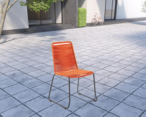 Homeroots Five Piece Brown And Black Solid Wood Dining Set With Four Chairs  Steel,Eucalyptus,Rope 510909