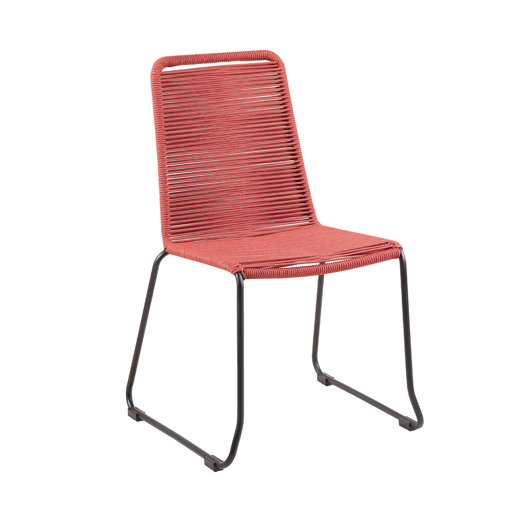 Homeroots Five Piece Gray And Black Round Stone Dining Set With Four Chairs  Stone,Eucalyptus,Rope 510915