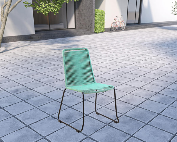 Homeroots Five Piece Gray And Black Round Stone Dining Set With Four Chairs  Stone,Eucalyptus,Rope 510916