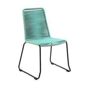 Homeroots Five Piece Gray And Black Round Stone Dining Set With Four Chairs  Stone,Eucalyptus,Rope 510916