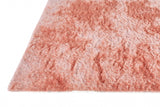 Homeroots 4' X 6' Pink Shag Tufted Handmade Area Rug Pink Polyester 510941