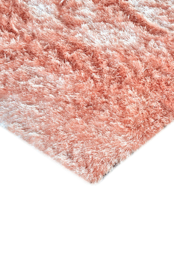 Homeroots 5' Handmade Pink Shag Area Rug - Luxurious Tufted Design For Cozy Living Spaces And Decor Accents 5' X 8' Polyester 510942