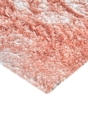 Homeroots 5' Handmade Pink Shag Area Rug - Luxurious Tufted Design For Cozy Living Spaces And Decor Accents 8' X 10' Polyester 510943