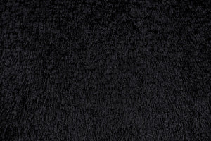 Homeroots 4' X 6' Black Shag Tufted Handmade Area Rug Black Polyester 510948