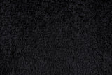 Homeroots 4' X 6' Black Shag Tufted Handmade Area Rug Black Polyester 510948