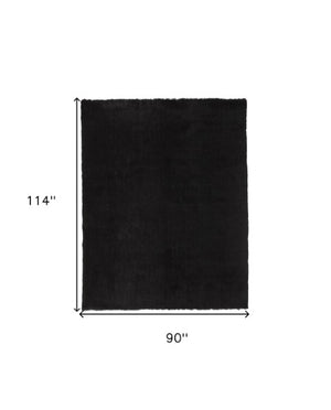 Homeroots 5' Handmade Pink Shag Area Rug - Luxurious Tufted Design For Cozy Living Spaces And Decor Accents 8' X 10' Polyester 510950