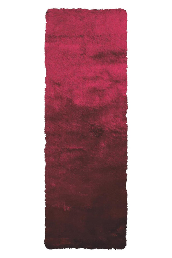 HomeRoots 4' Handmade Pink Shag Area Rug - Plush Retro Design for Cozy Comfort in Any Room Decor Style 6' Runner 510958
