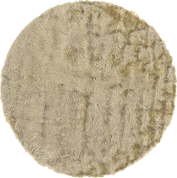 HomeRoots 4' Handmade Pink Shag Area Rug - Plush Retro Design for Cozy Comfort in Any Room Decor Style 10' Round 510967