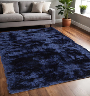 HomeRoots 4' Handmade Pink Shag Area Rug - Plush Retro Design for Cozy Comfort in Any Room Decor Style 5' X 8' 510970