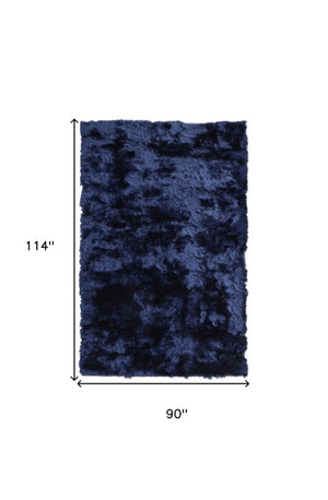 Homeroots 5' Handmade Pink Shag Area Rug - Luxurious Tufted Design For Cozy Living Spaces And Decor Accents 8' X 10' Polyester 510971