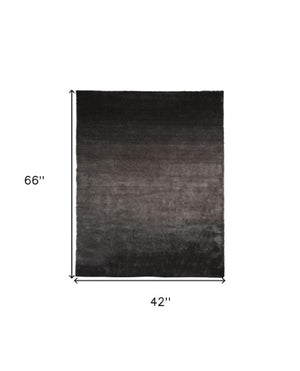 Homeroots 5' Handmade Pink Shag Area Rug - Luxurious Tufted Design For Cozy Living Spaces And Decor Accents 4' X 6' Polyester 510976