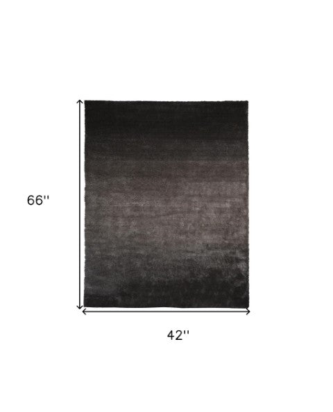 Homeroots 5' Handmade Pink Shag Area Rug - Luxurious Tufted Design For Cozy Living Spaces And Decor Accents 4' X 6' Polyester 510976