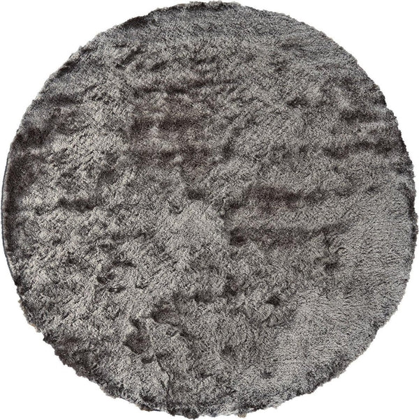 HomeRoots 4' Handmade Pink Shag Area Rug - Plush Retro Design for Cozy Comfort in Any Room Decor Style 10' Round 510981