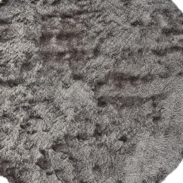 Homeroots 5' Handmade Pink Shag Area Rug - Luxurious Tufted Design For Cozy Living Spaces And Decor Accents 10' Round Polyester 510981