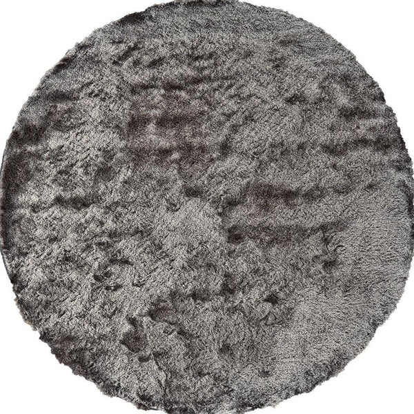 Homeroots 5' Handmade Pink Shag Area Rug - Luxurious Tufted Design For Cozy Living Spaces And Decor Accents 10' Round Polyester 510981